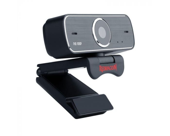 Redragon GW800 1080P Webcam with Built-in Dual Microphone 360-Degree Rotation – 2.0 USB Skype Computer Web Camera