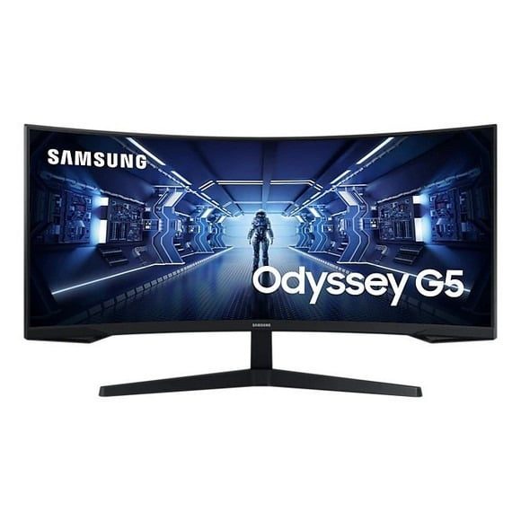 Samsung Monitor : LC34G55TWWM ODYSSEY G5 34INCH QHD 165HZ VA G55T