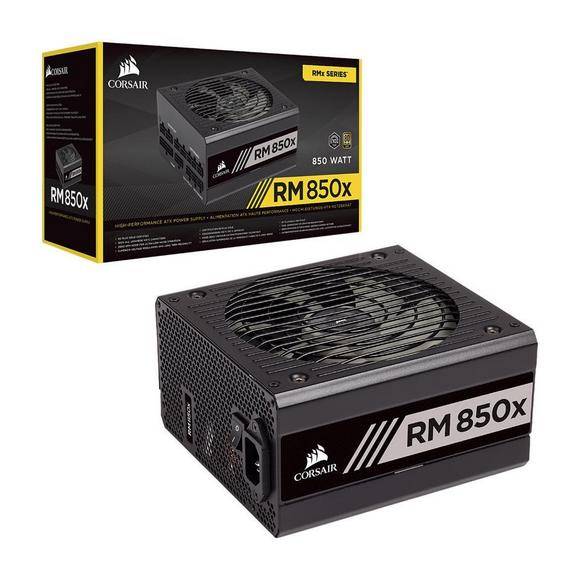 Corsair RMx Series™ RM850x 850 Watt 80 PLUS® Gold Certified Fully Modular PSU