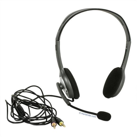 Logitech H110 Stereo 3.5mm Dual Plug Computer Headset