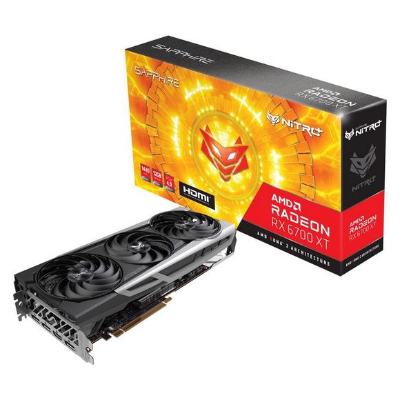 Sapphire Nitro+ AMD Radeon RX 6700 XT with 12GB GDDR6,Gaming Graphics Card - Refurbished