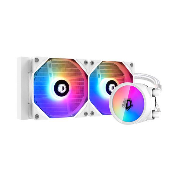 Id Cooling Liquid Coolers:Zoomflow 240Xt V2 Argb White