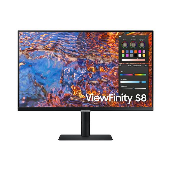 Samsung ViewFinity S8 27″ LS27B800P UHD 4K with DCI-P3 98%, HDR and USB type-C Monitor (Used)