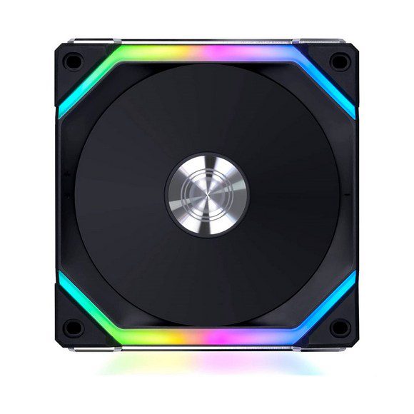 Lian Li UNI FAN SL120 V2 RGB Revolutionized Daisy-Chain ARGB Case Fan 120mm Single Pack Black