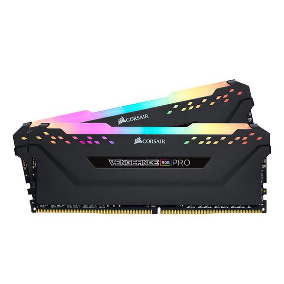CORSAIR Vengeance RGB Pro 16GB (2 x 8GB) 288-Pin PC RAM DDR4 3200 (PC4 25600) Desktop Memory Kit USED 