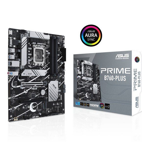 ASUS Prime B760-PLUS Intel® B760 13th and 12th Gen LGA 1700 ATX Motherboard (Used)