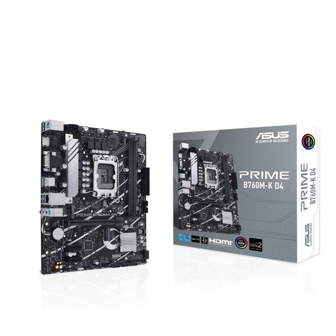 Asus Motherboard:Prime B760M-K D4