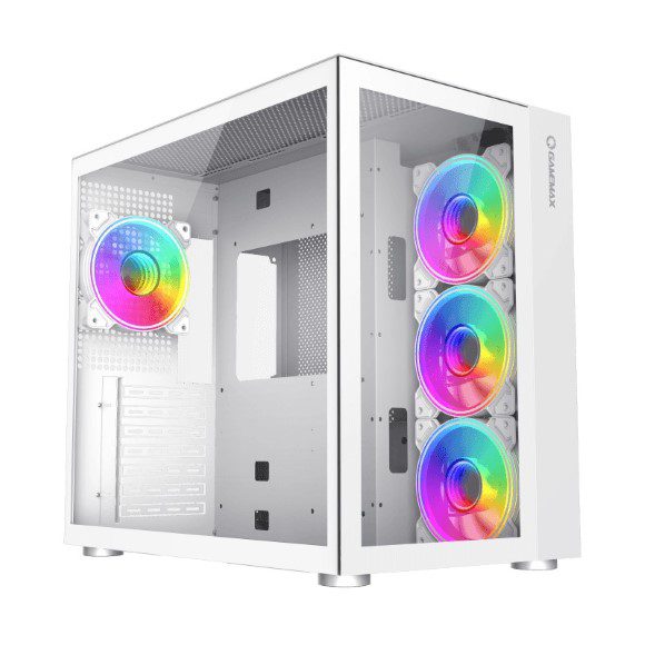 GameMax Infinity ATX Full Tower Gaming Case - White