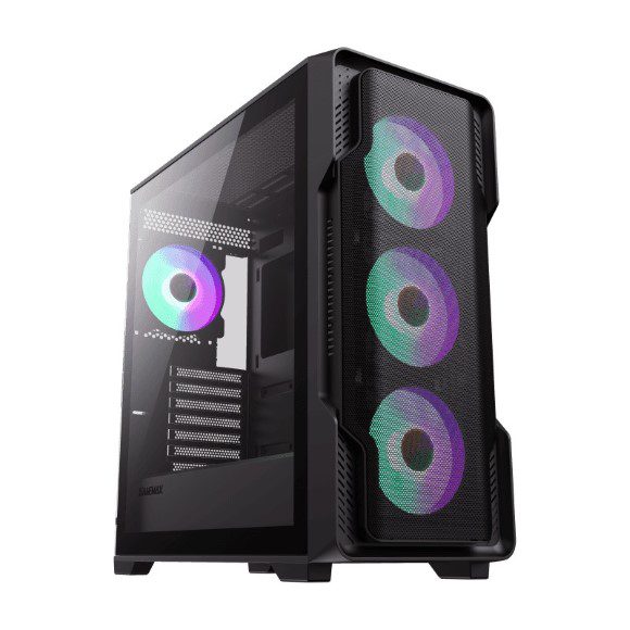 Gamemax Casing:Siege E-Atx Mid-Tower Blk