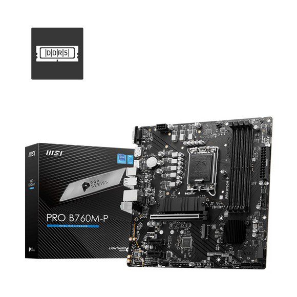 Msi Motherboard:Pro B760M-P Dd5