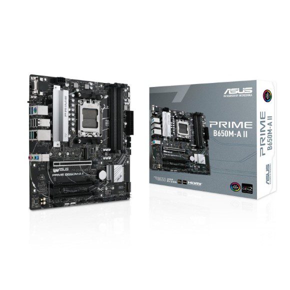 ASUS MOTHERBOARD : PRIME B650M-A II Micro-ATX with DDR5