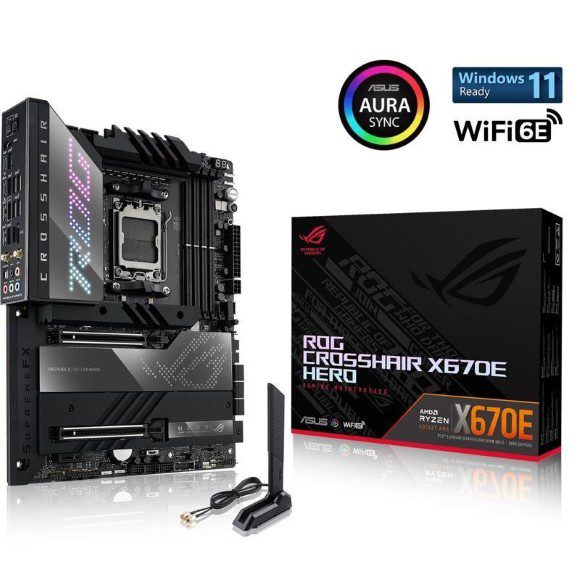 Asus Motherboard:Rog Crosshair X670E Hero