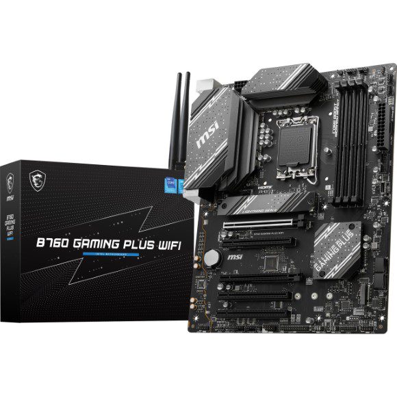 MSI B760M Gaming Plus DDR5 WIFI LGA 1700 ATX Motherboard