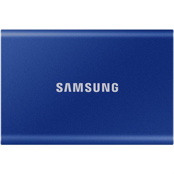 Samsung T7 Portable SSD 2TB- Up to 1050 MB/s - USB 3.2 External Solid State Drive, Blue
