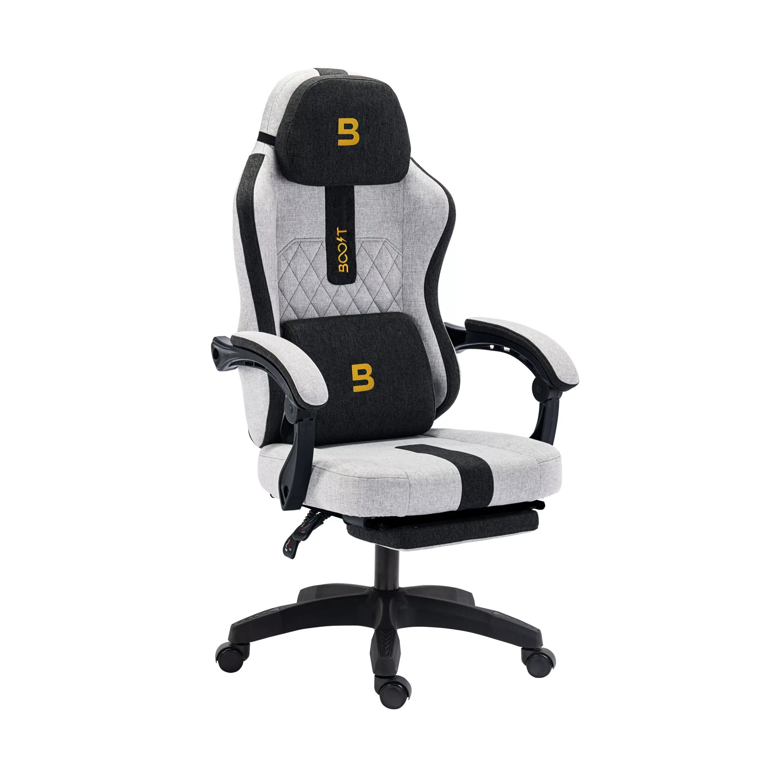 Boost Chairs:Surge Pro Footrest Gray/Blk