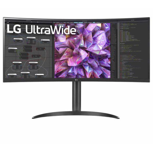LG MONITOR 34INCH 34WQ75C-B CURVED QHD IPS 60HZ