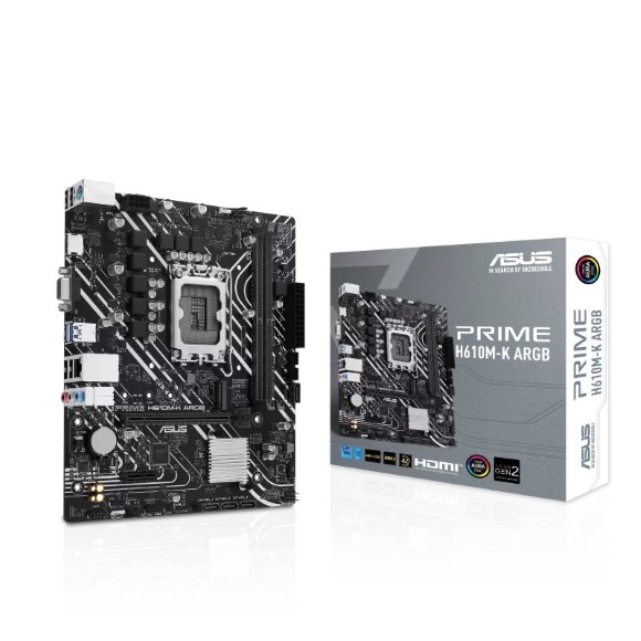 Asus Motherboard:H610M-K D5 Argb