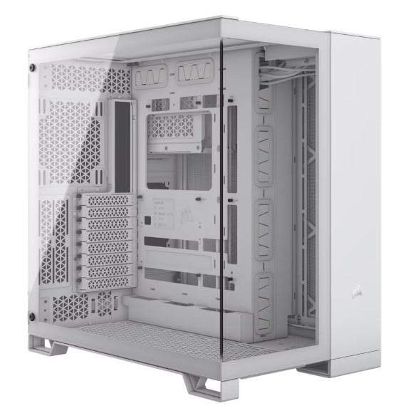 Corsair 6500X AIRFLOW Mid-Tower Dual Chamber PC Case – White