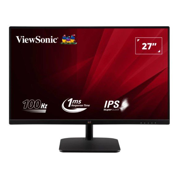 ViewSonic VA2732-H 27-inch Full HD IPS Frameless Design, VGA, HDMI, Eye Care Monitor