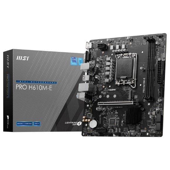 Msi Motherboard:Pro H610M-E Ddr5