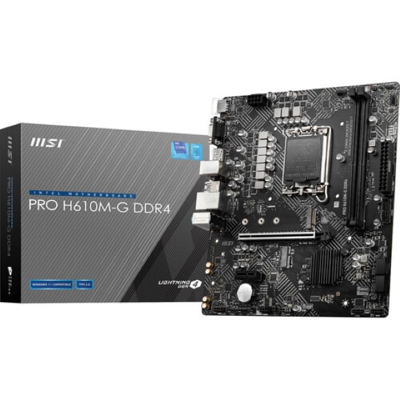 Msi Motherboard:H610M-G Ddr4