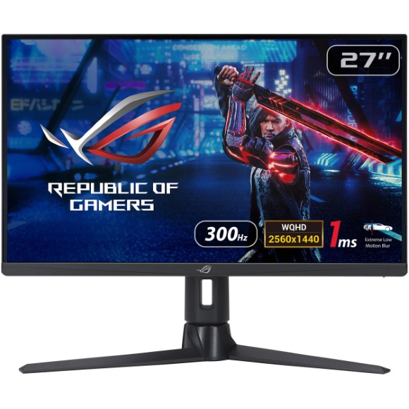 ASUS ROG Strix XG27AQMR Gaming Monitor — 27 inch 2K QHD (2560×1440), Fast IPS, 300 Hz (above 144Hz)
