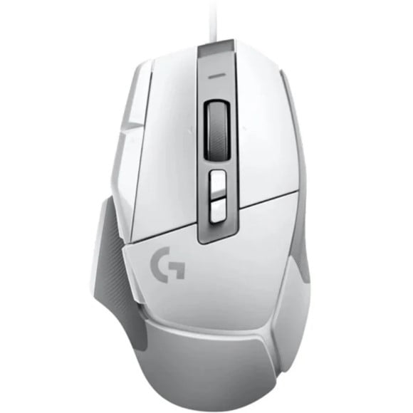 Logitech G502 X Wired Hyper-Fast Scroll Gaming Mouse with HERO 25K Sensor – White 910-006148
