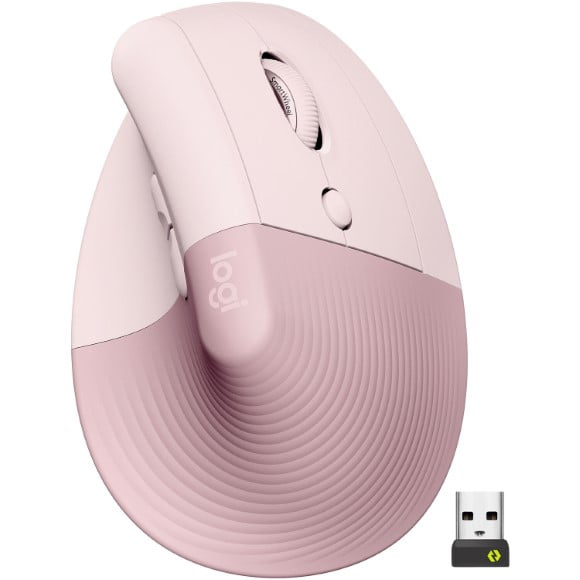Logitech Mouse:Lift Vertical Rose