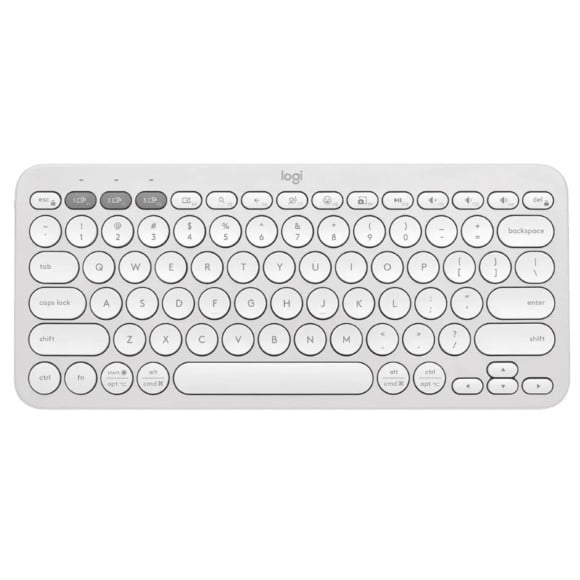 Logitech Keyboard:K380S Tonal White