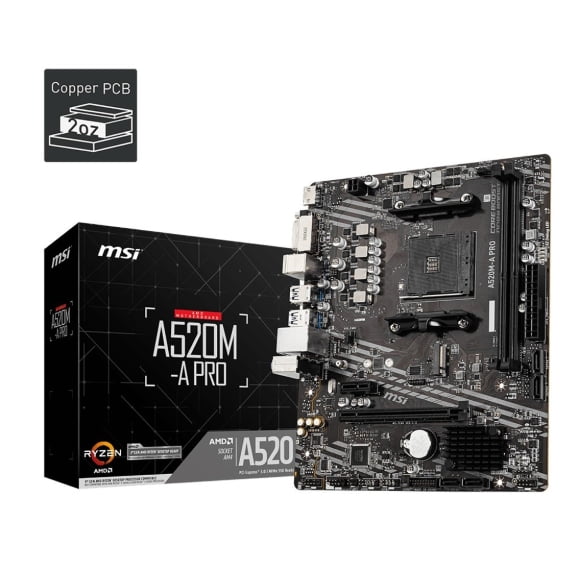 Msi Motherboard:Pro A520M-A
