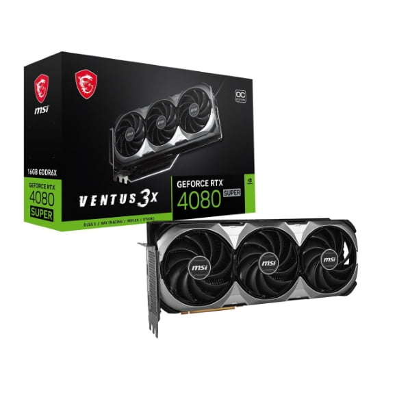 Msi Graphic Card:Ventus 4080 Super 16Gb 3X