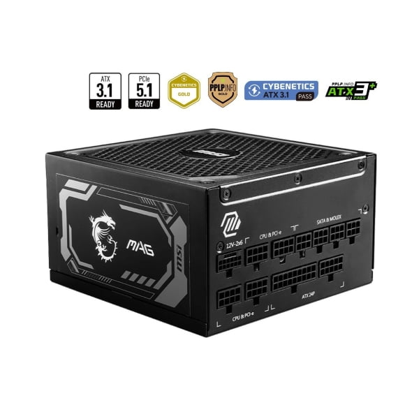 Msi Power Supply:Mag A1000Gl