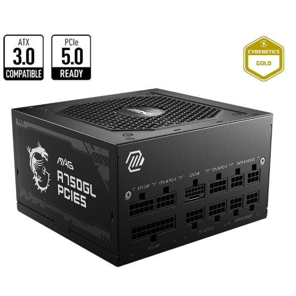 Msi Power Supply:Mag A750Gl