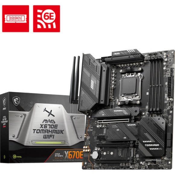 Msi Motherboard:Mag X670E Tomahawk Wifi Ddr5