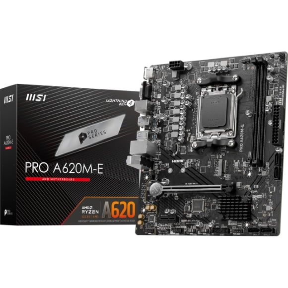 MSI MOTHERBOARD : A620M-E PRO MATX DDR5