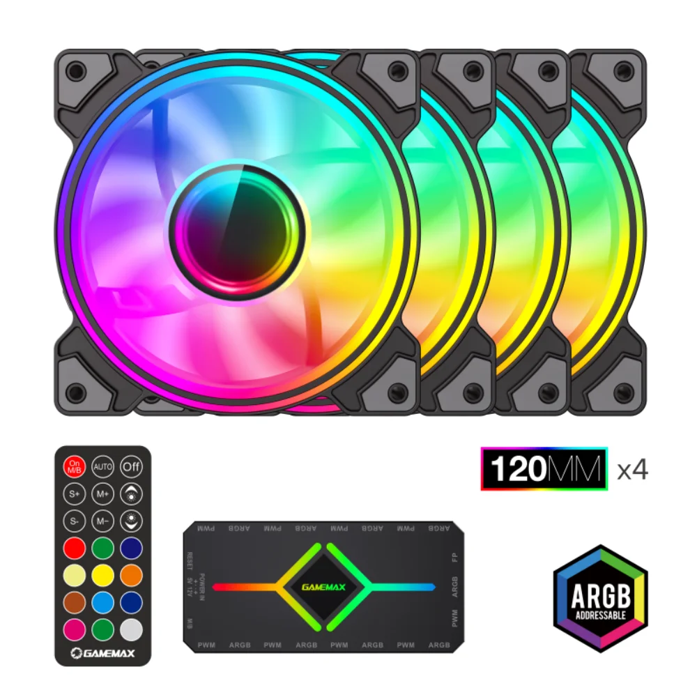 Gamemax Fans:Drh400 Pack Of 4