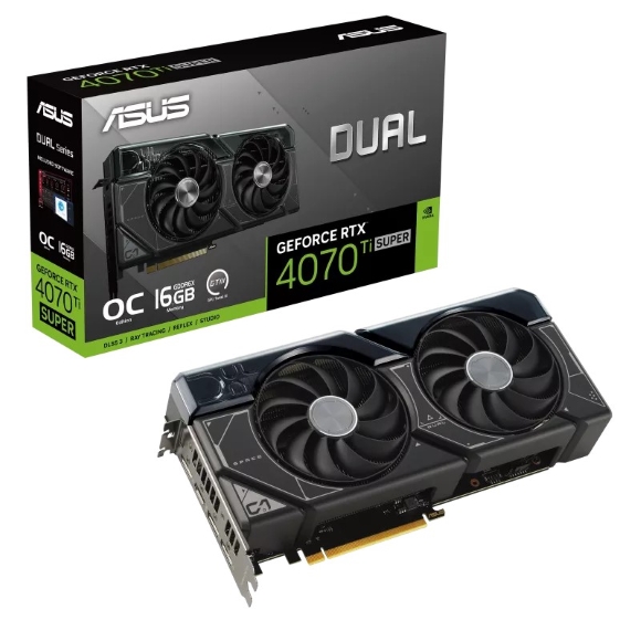 Asus Graphic Card:Dual 4070 Ti Super Oc 16Gb