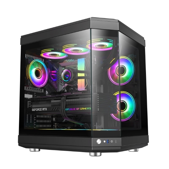 Gamemax Casing:Hype Premium Mid-Towe Blk