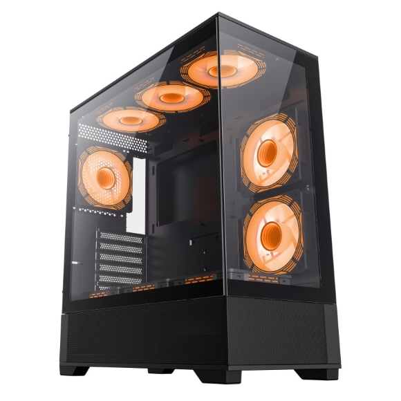 Gamemax Casing:Vista Ab Mid-Tower Blk