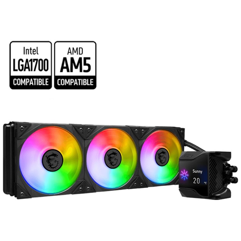 Msi Liquid Cooler:Coreliquid D360 Blk
