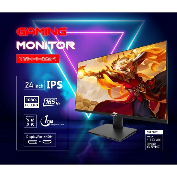 THUNDER MONITOR TGM I 1224 24 Inch 165Hz IPS 1080p Gaming Monitor