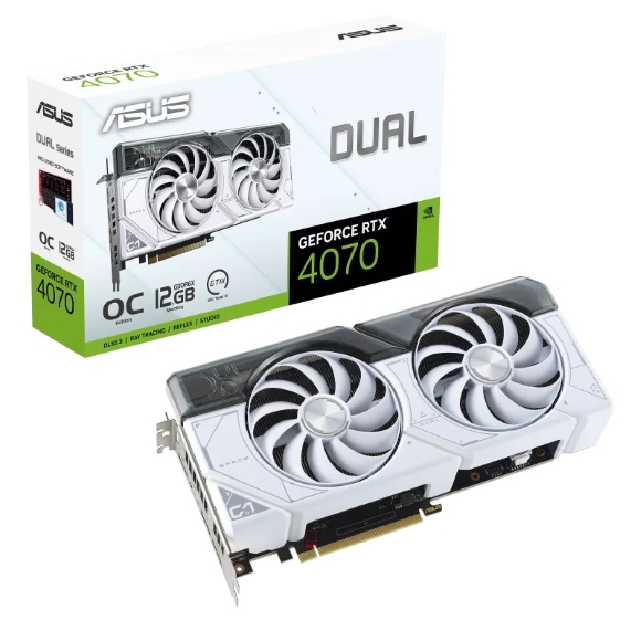 Asus Graphic Card:Dual 4070 Oc White