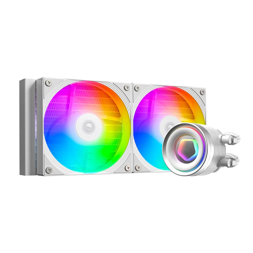 Id Cooling Liquid Coolers:Fx240 Inf White