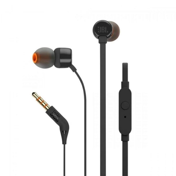 Jbl Headphones:Jblt110Blk