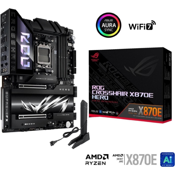 Asus Motherboard:X870E Rog Crosshair Hero
