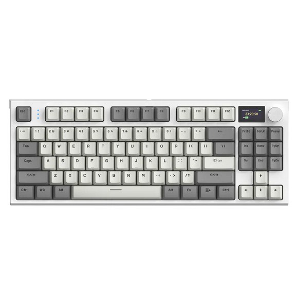 ATTACK SHARK K86 RGB Wireless Mechanical Gaming Keyboard – Business Retro Grey