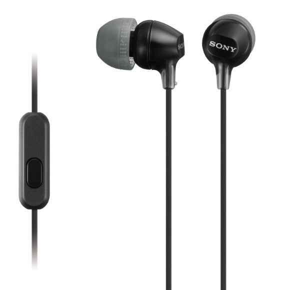 Sony Headphones:Mdr-Ex15A Blk