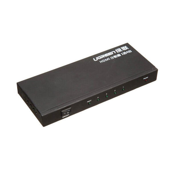 UGREEN 40202 EU 1×4 HDMI Amplifier Splitter (Black) Cascade/EDID