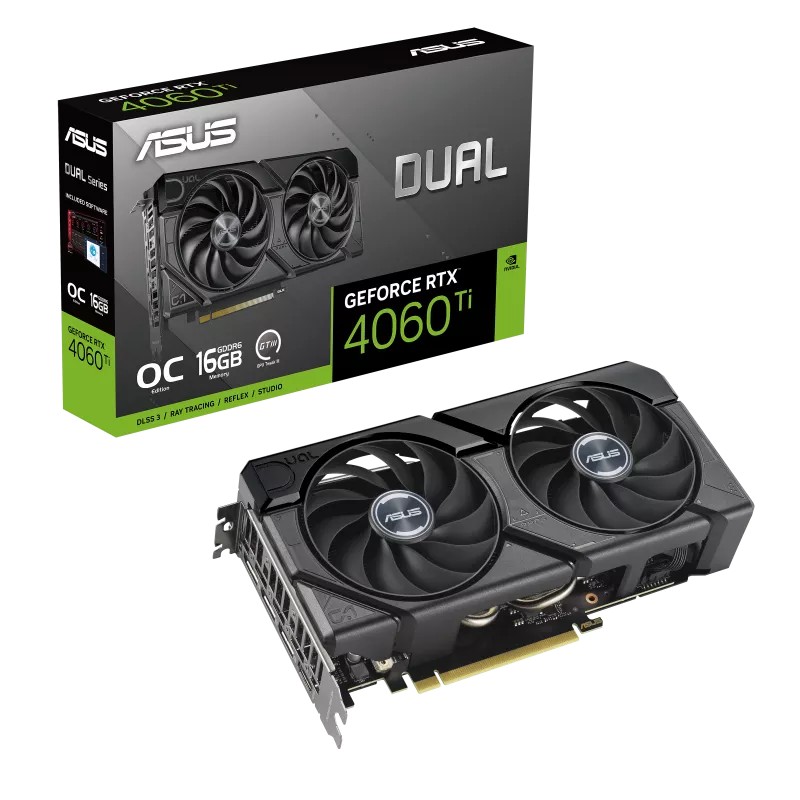 Asus Graphic Card:Dual  4060 Ti Evo Oc 16Gb
