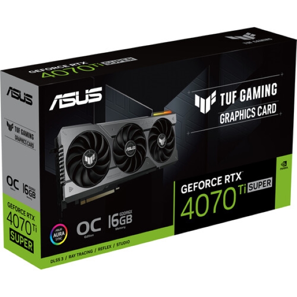 Asus Graphic Card:Tuf Gaming 4070 Ti Super Oc Bk